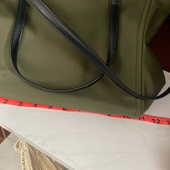 Kate Spade Green canvas purse - Picture 8 of 10